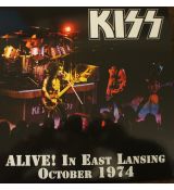 LP KISS ALIVE! In EAST LANSING 1974 Color Vinyl Raritní!