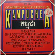 2 LP CONCERT FOR KAMPUCHEA  Mix Artists